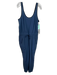 Athleta Size MT Slate Blue & Black Polyester Blend Sleeveless Jogger Jumpsuit Slate Blue & Black / MT