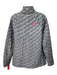 The North Face Size Medium gray & pink Nylon Zip Up Diamond Quilt Jacket gray & pink / Medium