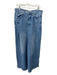 We The Free Size 30 Light Wash Cotton Denim Button Fly Raw Hem Baggy Jeans Light Wash / 30