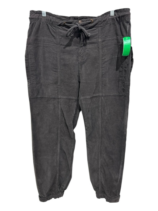 We The Free Size S Gray brown Cotton Blend Corduroy Drawstring Waist Pants Gray brown / S