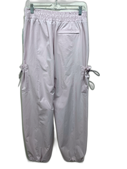Athleta Size M Lavender Polyester Blend Drawstring Contrast Zipper Pant Set Lavender / M