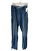 We The Free Size 30 Med Wash Cotton Denim Zip & Snaps Patch Pocket baggy Jeans Med Wash / 30