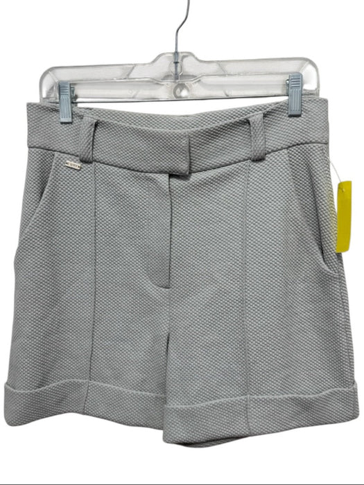 Lune Active Size Est M Light Sage Green Cotton Blend Textured Athleisure Shorts Light Sage Green / Est M