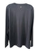 Peter Millar NWT Size L Dark Gray Synthetic Solid Athletic Long Sleeve Shirt Dark Gray / L