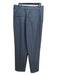 Mossimo Dutti Size 10 Navy Wool Solid zip fly Pleated Trouser Pants Navy / 10