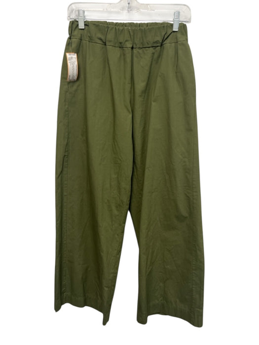 Labo.art Size S Olive Green No Fabric Tag Elastic Waist Pockets High Rise Pants Olive Green / S