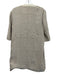 Elie Tahari Size M Beige Ramie Textured 3/4 Sleeve Open Front Below knee Jacket Beige / M