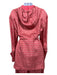 Salvatore Ferragamo Size Est S/M Pink & Red silver tone hardware Logo Jacket Pink & Red / Est S/M