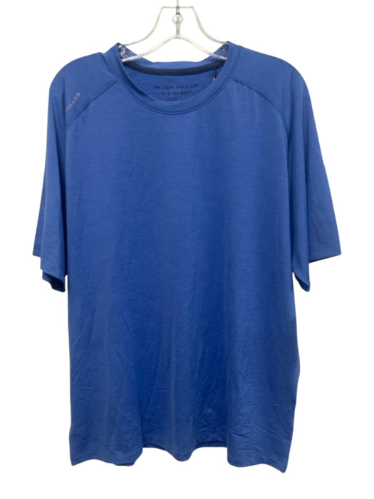 Peter Millar NWT Size XL Blue Synthetic Solid Athletic T Shirt Short Sleeve Blue / XL