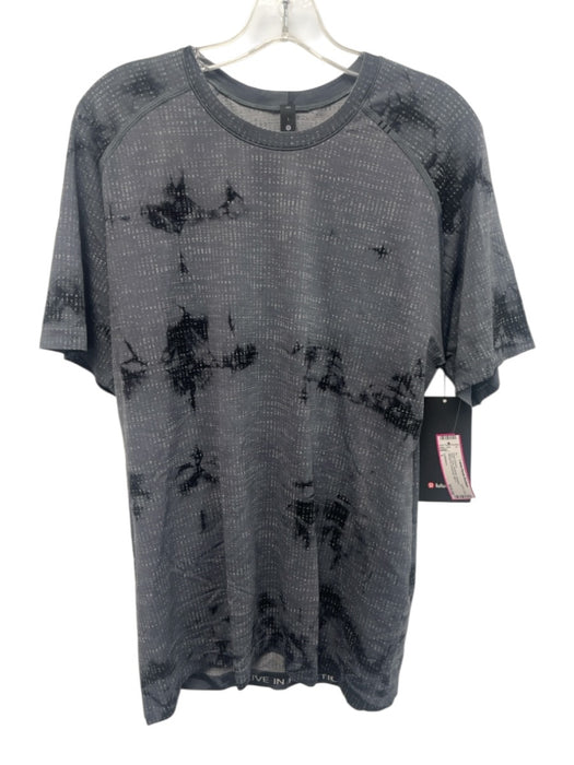 Lululemon NWT Size L Gray Synthetic Washed Athleisure Men's Short Sleeve Gray / L