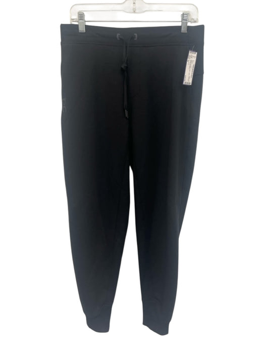 On Cloud Size M Black Synthetic Solid Jogger Athleisure Men's Pants Black / M