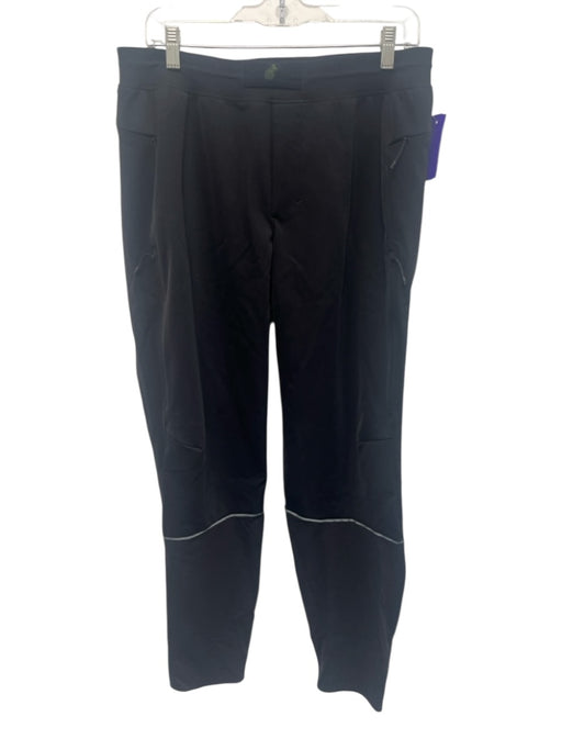 Lululemon Size L Black Synthetic Solid Jogger Athleisure Men's Pants Black / L