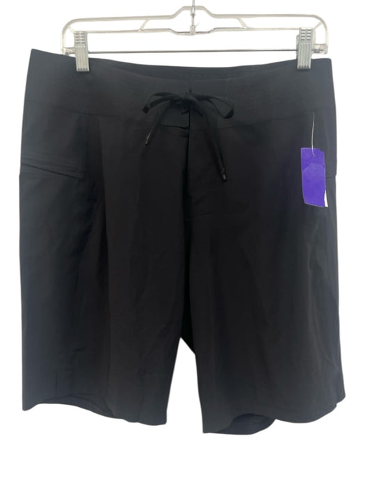 Lululemon Size 32 Black Synthetic Solid Waist Tie Athleisure Men's Shorts Black / 32