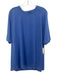 Peter Millar Size XL Blue Synthetic Solid Athletic T Shirt Men's Short Sleeve Blue / XL
