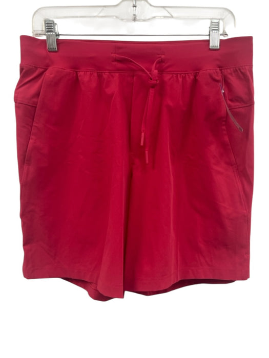 Lululemon Size M Red Synthetic Solid Athletic Men's Shorts Red / M