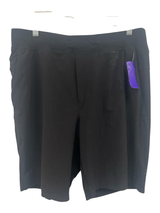 Lululemon Size Est L Black Synthetic Solid Athletic Men's Shorts Black / Est L