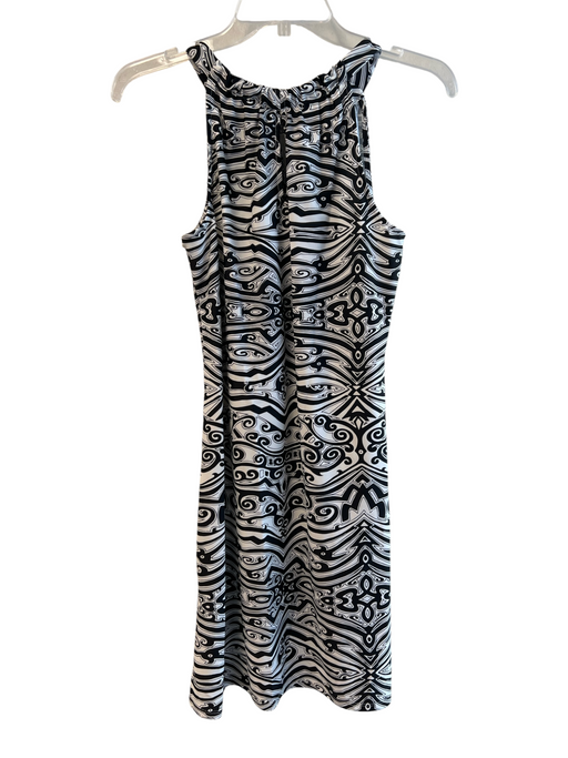 Jude Connally Size S Black & White No Fabric Tag High Neck Sleeveless Dress Black & White / S