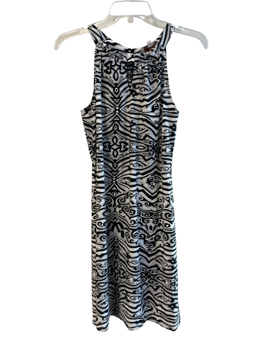 Jude Connally Size S Black & White No Fabric Tag High Neck Sleeveless Dress Black & White / S