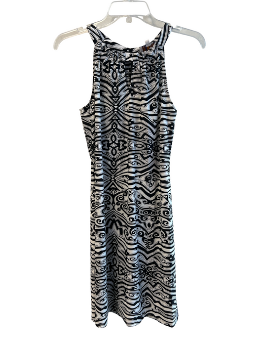 Jude Connally Size S Black & White No Fabric Tag High Neck Sleeveless Dress Black & White / S