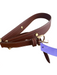J. McLaughlin Brown Leather Gold hardware Buckle Belts Brown / M