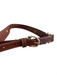 J. McLaughlin Brown Leather Gold hardware Buckle Belts Brown / M
