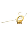 No Brand Gold Metal Yellow stone Ring Gold