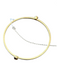 No Brand Copper Metal Stone Detail Bracelet Copper