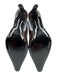 Richard Tyler Shoe Size 37.5 Dark Brown Leather Pointed Toe Stitch Detail Pumps Dark Brown / 37.5
