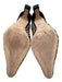 J. McLaughlin Shoe Size 7 Beige & Black Leather Upper Ponyhair Slingbacks Beige & Black / 7