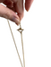 No Brand Gold Metal Rolo Chain Toggle Clasp Locket Charms Necklace Gold