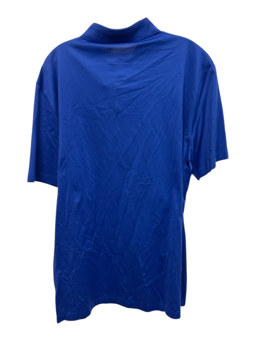 Ralph Lauren Purple NWT Size XL Blue Cotton Solid Polo Men's Short Sleeve Blue / XL