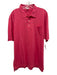 Peter Millar Size XL Pink Cotton Solid Polo Men's Short Sleeve Pink / XL