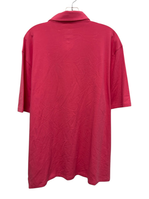 Johnnie O NWT Size XL Red Cotton Blend Solid Polo Men's Short Sleeve Red / XL