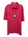 Johnnie O NWT Size XL Red Cotton Blend Solid Polo Men's Short Sleeve Red / XL