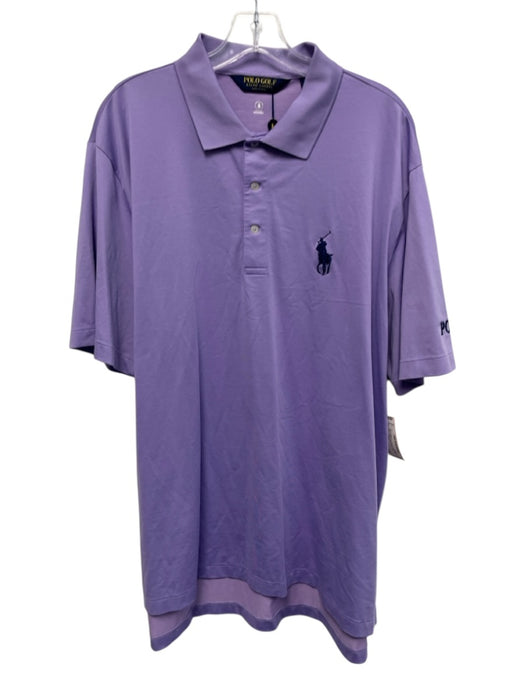 Polo Golf NWT Size XL Purple Cotton Blend Solid Polo Men's Short Sleeve Purple / XL