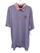 Polo NWT Size XL Blue & Pink Cotton Blend Striped Polo Men's Short Sleeve Blue & Pink / XL