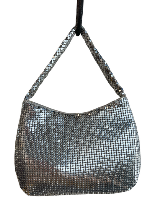 No Brand Silver No Fabric Tag Sequin Snap Button hand bag Bag Silver / S