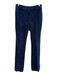 Elie Tahari Size 4 Navy Polyester Blend Corduroy Belt Loops Pockets Pants Navy / 4