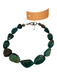 No Brand Green Turquoise Chunky Beads S Hook Closure Statement Necklace Green