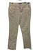 J.McLaughlin Size 2 Ivory Cotton Blend Zip & Button Corduroy High Rise Pants Ivory / 2