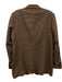 J. McLaughlin Size 46 Brown Multi Wool Blend Herringbone 2 button Pant Set Brown Multi / 46