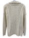 Reiss Size S Cream No Fabric Tag Cable Knit Button Front V Neck Cardigan Cream / S