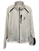 RLX Size M White & Blue Polyester Solid Zipper Men's Jacket White & Blue / M
