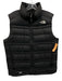 The North Face Size M Black & White Nylon Solid Zipper Men's Vest Black & White / M