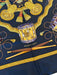 Hermes Black, Gold, Multi Silk Rolled Hem Drum Print scarf Black, Gold, Multi / 35 x 35 inches