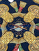 Hermes Black, Gold, Multi Silk Rolled Hem Drum Print scarf Black, Gold, Multi / 35 x 35 inches