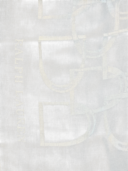 Ralph Lauren Grey No Fabric Tag Link Detail Fraid Detail scarf Grey
