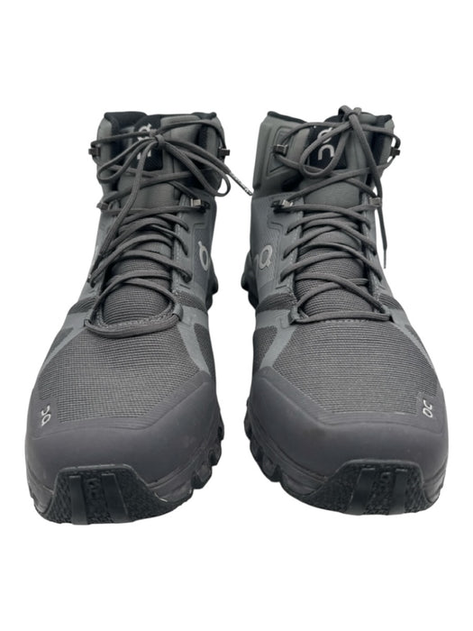 On Cloud Shoe Size 10.5 Gray Synthetic Solid Athleisure Men's Shoes Gray / 10.5
