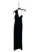 Likely Size 2 Black Polyester & Rayon One Shoulder Darted Asymmetric slit Dress Black / 2