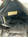 Balenciaga Black Leather Zip Close Whipstitch Shoulder Strap Fringe Detail Bag Black / Small